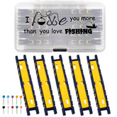 Odoor Fishing Leader Holder Storage displayed with tackle box
