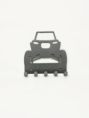 Offroad Anonymous RZR Key Rack on wall keeps keys organized for wheeling adventures