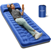 OGERY Sleeping Pad with 6-inch thickness delivers enhanced comfort for two campers.