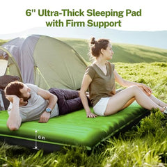 OGERY sleeping pad dual-valves ensure rapid inflation and minimize air leakage