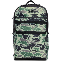OGIO AL LITE CONVOY BKPK CAMO side view highlights slim profile for city commutes.