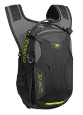 OGIO Baja 2L hydration pack front view with expandable storage and gear access