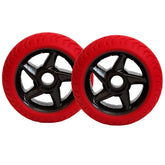 OGIO RIG 9800 Pro replacement wheels front view for smoother travel bag handling.