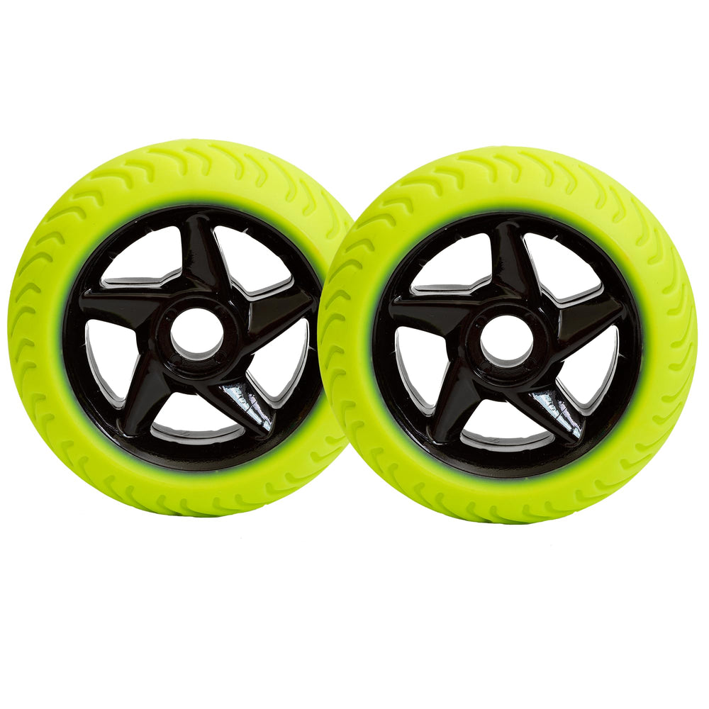 OGIO RIG 9800 Pro replacement wheels - front view, boost travel ease and bag mobility