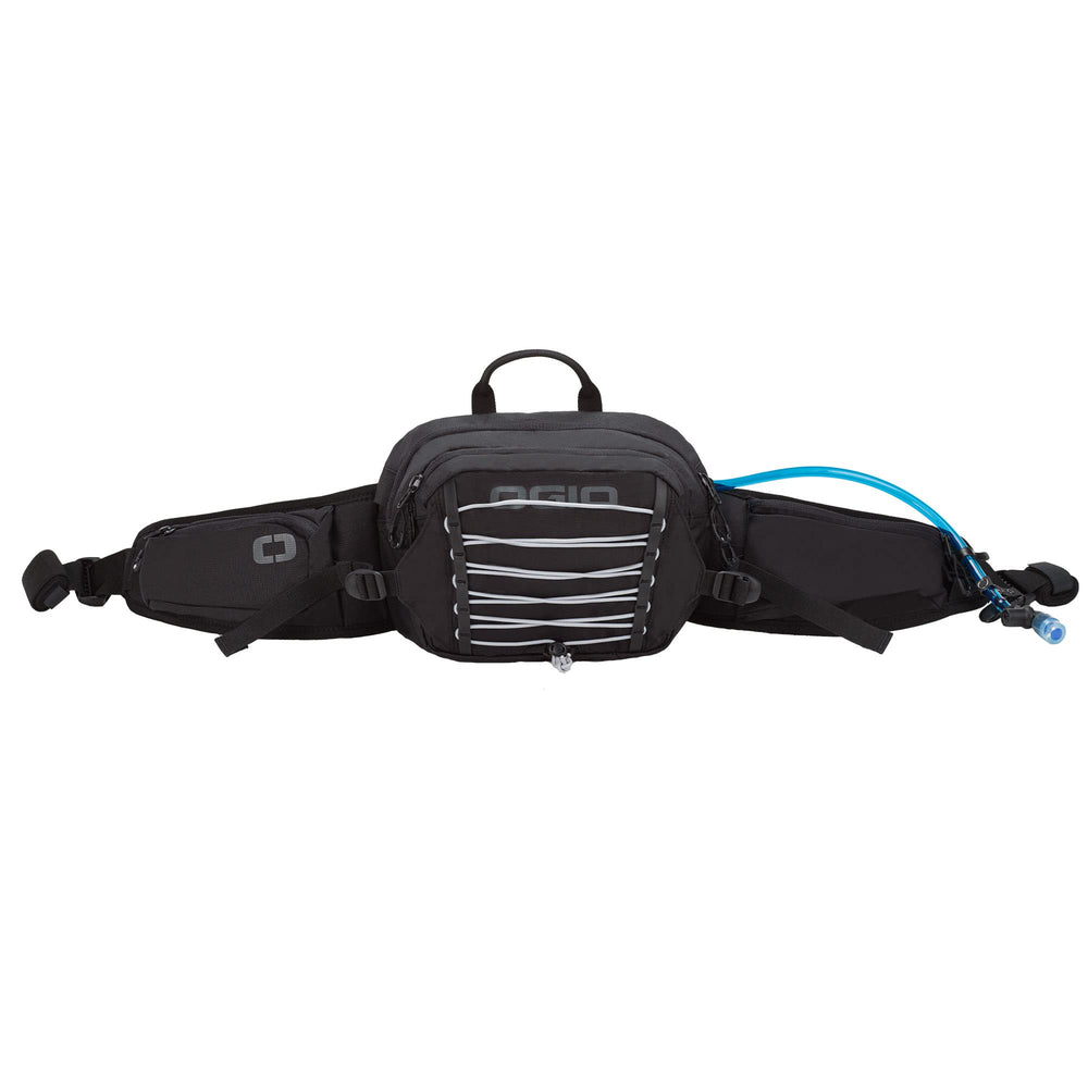 OGIO Ripper 1.5L lumbar pack with anti-slosh bladder for stable hydration.