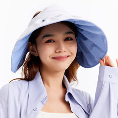 OHGOLF sun hat with ponytail-friendly fit and anti-sweat band.