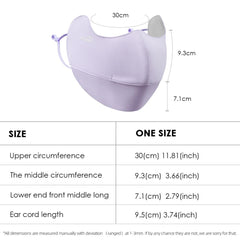 OHRAIN neck gaiter nose design breathes easy and reduces fogging for glasses wearers.