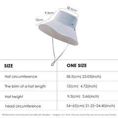 OHRAIN reversible hat with beige side offers versatile styling for hiking or travel.
