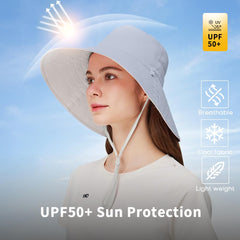 OHRAIN windproof rope hat stays secure in windy conditions during outdoor activities.