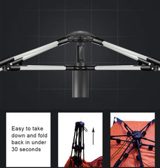 Oileus X-Large Beach Tent interior pocket for small items within reach