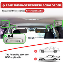 Rod rack mounted inside SUV showing head clearance