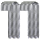 OK5STAR Rebar Stakes 16in pack front view highlighting sturdy ground anchors for outdoor setups