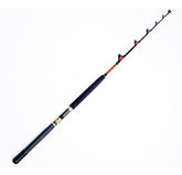 OKIAYA Composit 80-130lb roller rod ready for big game saltwater battles.