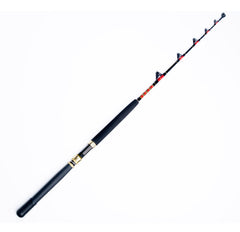 OKIAYA Composit 80-130lb roller rod ready for big game saltwater battles.