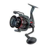 Okuma Ceymar A reel bail system enhances smooth casting control.