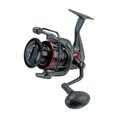 Okuma Ceymar A reel bail system enhances smooth casting control.