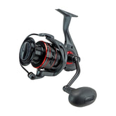 Okuma Ceymar A Series Flite Drive front view highlights smooth casting potential.