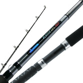 OKUMA Classic Pro GLT Striper rod with gloss black finish, 8ft, enhanced sensitivity for big bass.