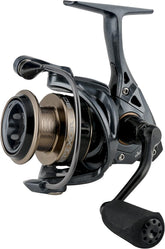 Okuma Epixor XT reel front view highlighting rugged C-40X construction for durability
