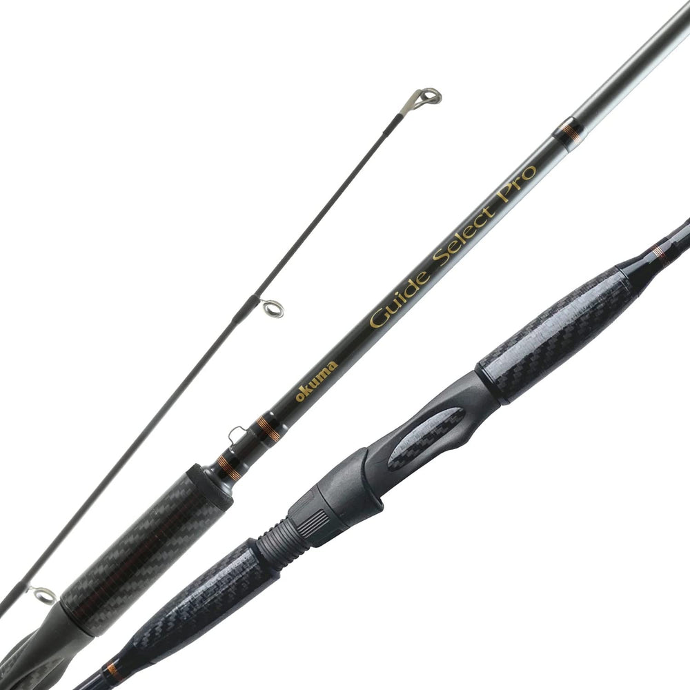 Okuma Guide Select Pro ML rod blank construction offers ultra-sensitivity for precise lure control.