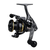 Okuma ITX-CB carbon fiber body highlighted for lightweight strength.