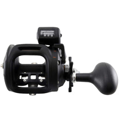 Okuma Magda Star Drag Levelwind 15 side view highlighting lightweight construction