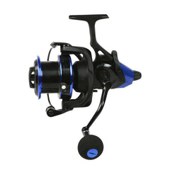 Okuma Rockaway On/Off baitfeeding system visual for precise bait control in surf fishing