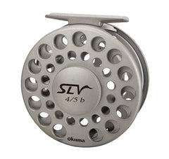 Okuma SLV-45b diecast frame conveys durability for tough day on the water.
