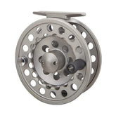 OKUMA SLV-78b reel close-up highlighting diecast aluminum frame and smooth drag.