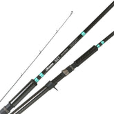OKUMA SST-C-1062H-SE-CGa rod action close-up highlighting responsive blank for cold-water fishing