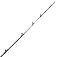 Okuma Tesoro TPE grips provide secure control during fast jigging sessions
