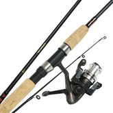Okuma Voyager 6ft graphite rod ready for portable freshwater fishing.