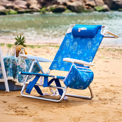 Old Bahama Bay backpack chair folded compact for transport and storage.