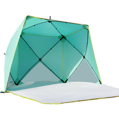 Old Bahama Bay pop-up beach tent with front extension for extra shade and space.