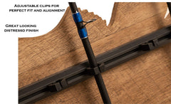 Old Cedar Outfitters fish wall rack assembly-included makes setup quick and hassle-free