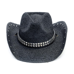 Old Stone Quality straw hat with pinched front brim for a stylish western look.