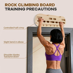 OLenyer Rock Climbing Fingerboard angle grooves highlight diverse grip options for climbers