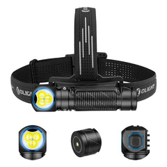 OLIGHT Perun 3 front view delivers wide-area illumination for outdoor tasks.