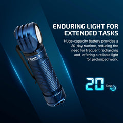 OLIGHT Perun 3 detachable right-angle flashlight for versatility.