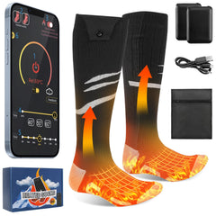 Olycism heated socks with full toe-to-heel coverage for consistent warmth.