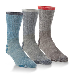 Omni-Wool men's merino hikers socks with reinforced heel area for durability during wear