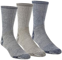 Omni-Wool Merino hiking socks 3-pack with stay-up tops for all-day comfort