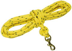 OmniPet 20 ft yellow-black check cord ideal for training sessions and outdoor practice