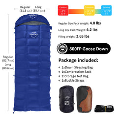 OMVMO 800-fill down loft close-up highlights high warmth-to-weight insulation.