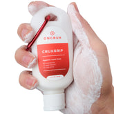 ONCRUX Liquid Gym Chalk bottle pour enhances grip during lifting