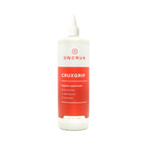 ONCRUX Liquid Gym Chalk bottle pour demonstrates mess-free grip for lifting and climbing.