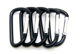 ONDEPOT 3-inch aluminum carabiner in a D-shape for quick key organization