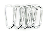 ONDEPOT 3-inch aluminum carabiner with spring-loaded gate for quick access.