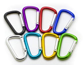 ONDEPOT 3-inch aluminum carabiner with D-shape clip for quick key access