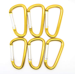 ONDEPOT 12-pack keychain carabiners for organizing bags and purses.